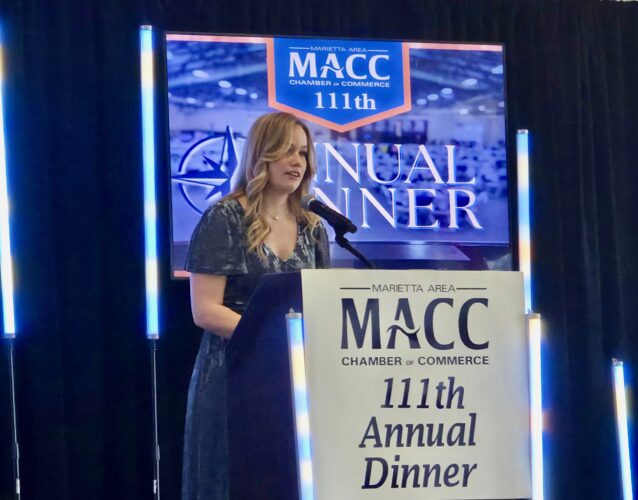 Marietta Area Chamber of Commerce distributes annual awards at 111th dinner